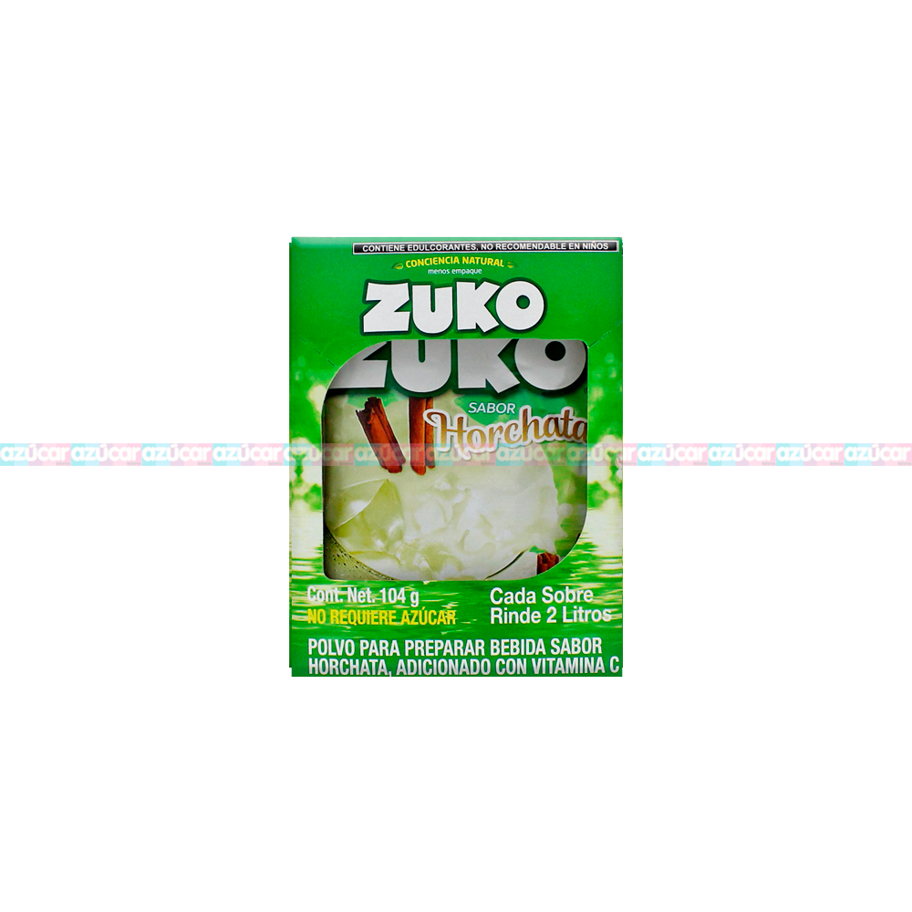 Zuko Bebida Sabor Horchata 13g - Producto de Abarrotes Varios en Super La Bodeguita