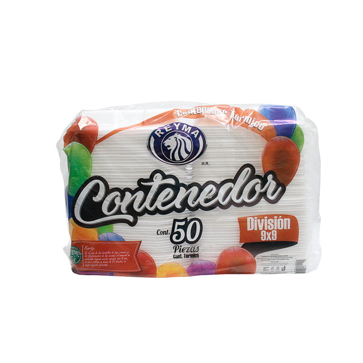Contenedor 9x9 División 4/50 - Producto de Abarrotes Varios en Super La Bodeguita