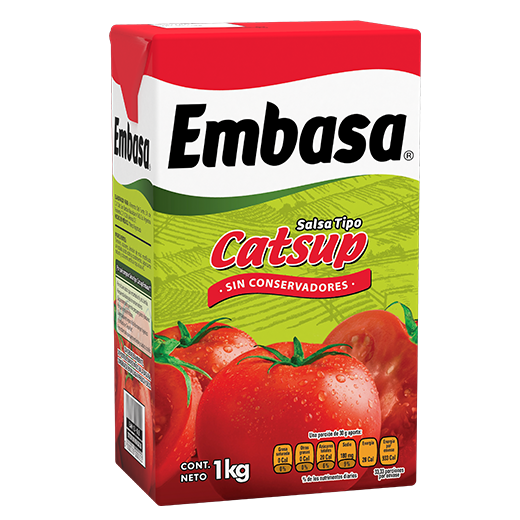 DEL FUERTE EMBASA SALSA CATSUP 1KG                 - Producto de Abarrotes Varios en Super La Bodeguita