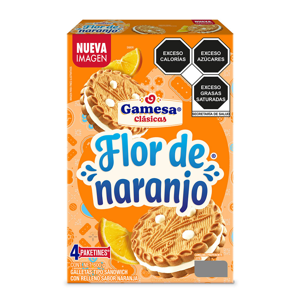 Flor de Naranjo Galleta Gamesa 500g - Producto de Galletas en Super La Bodeguita