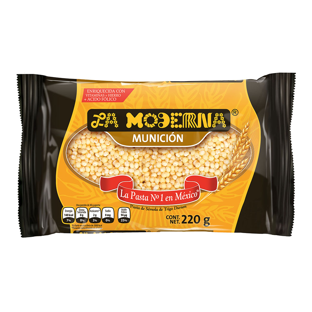 Munición Pasta La Moderna 200g - Producto de Abarrotes Varios en Super La Bodeguita