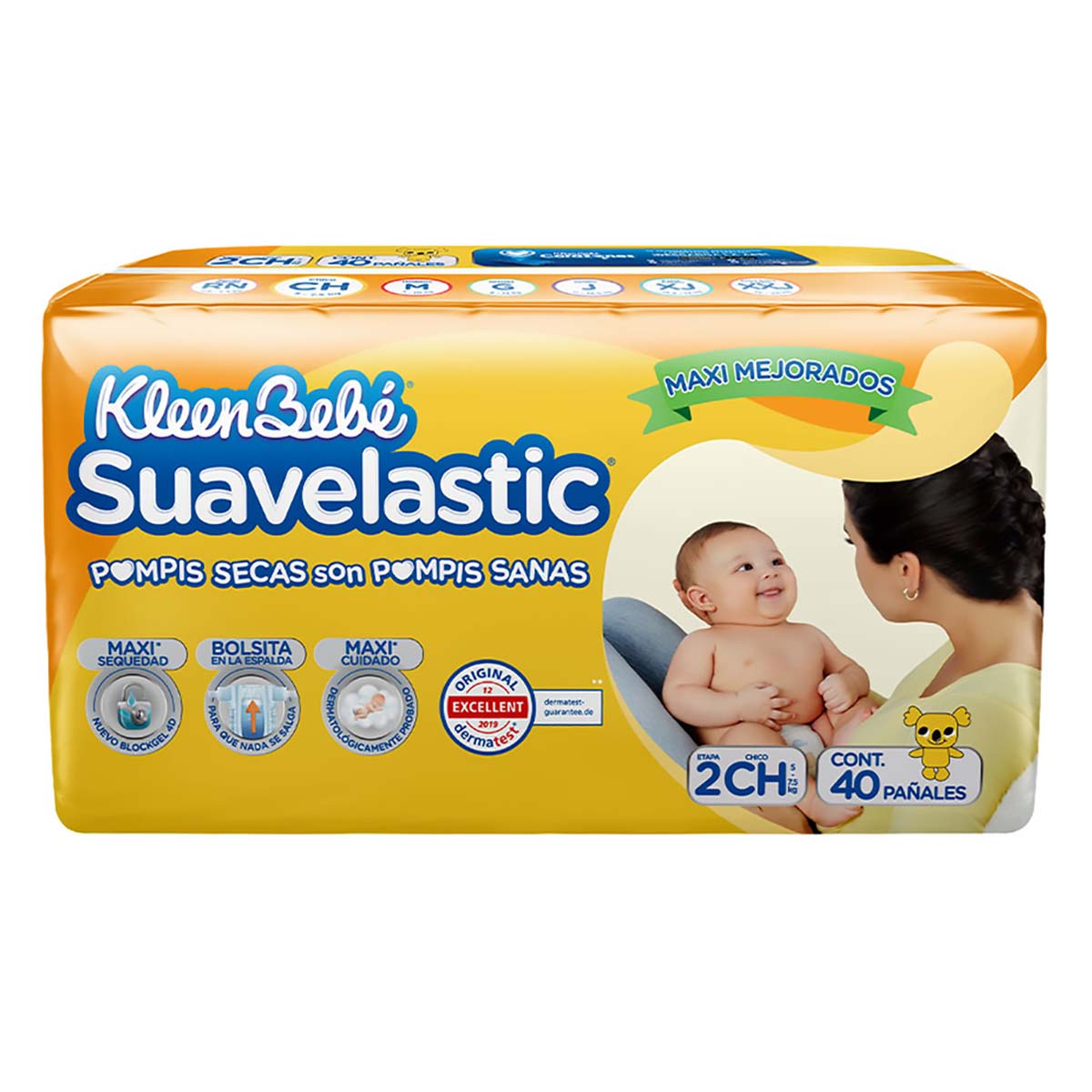 KLEEN BEBE SUAVELASTIC CHICO 40pz - Producto de Abarrotes Varios en Super La Bodeguita