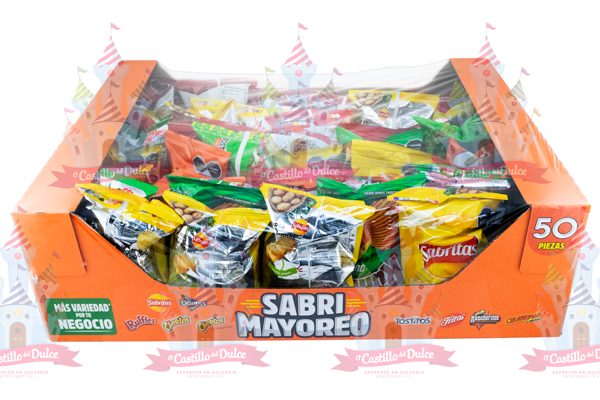 sabritas surtidas 50 pz - Producto de Abarrotes Varios en Super La Bodeguita