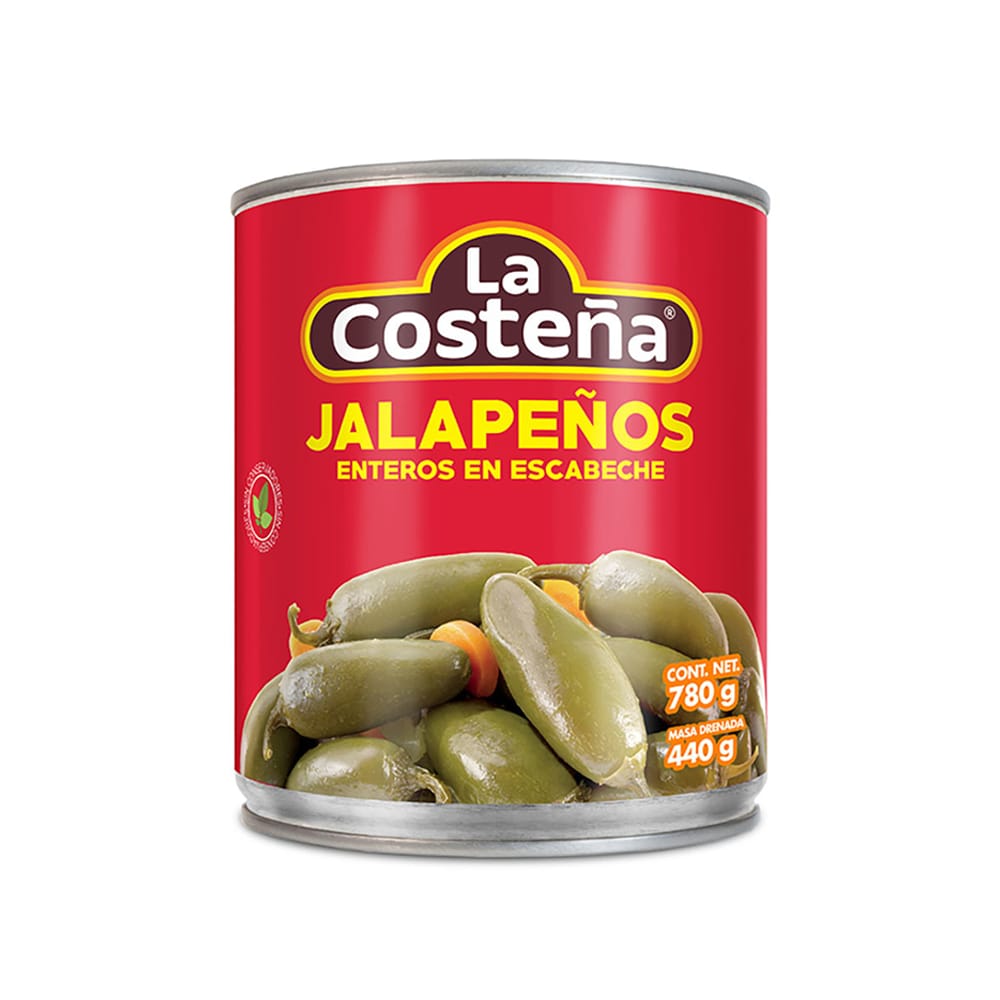 Chiles Jalapeños La Costeña 780g - Producto de Abarrotes Varios en Super La Bodeguita