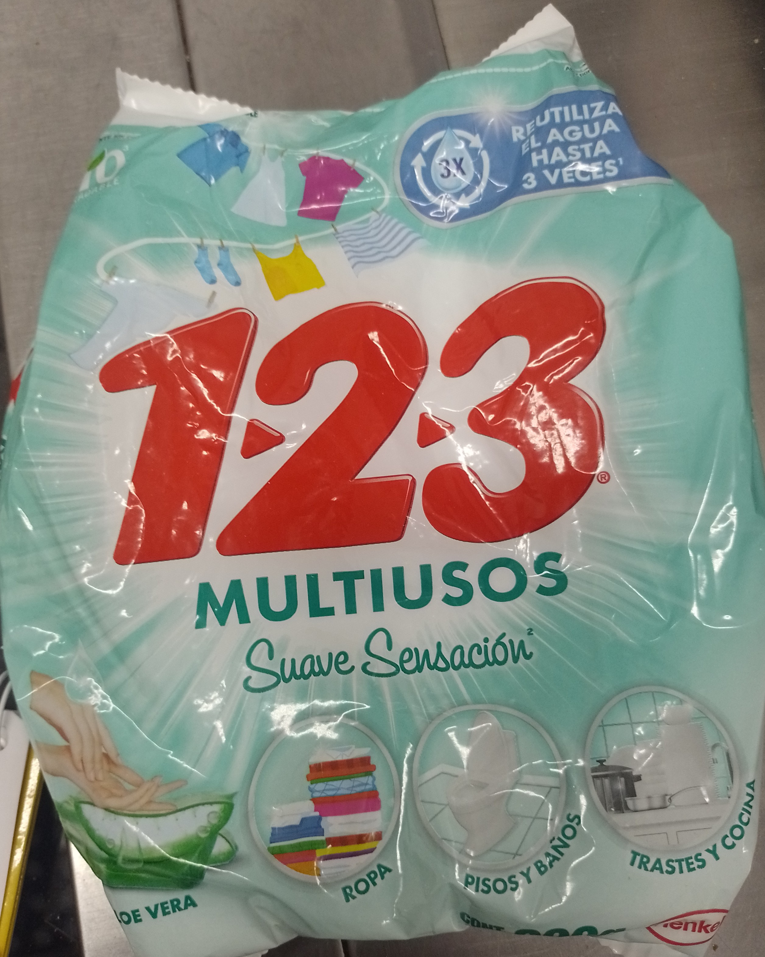 1-2-3 detergente aloe vera - Producto de Abarrotes Varios en Super La Bodeguita