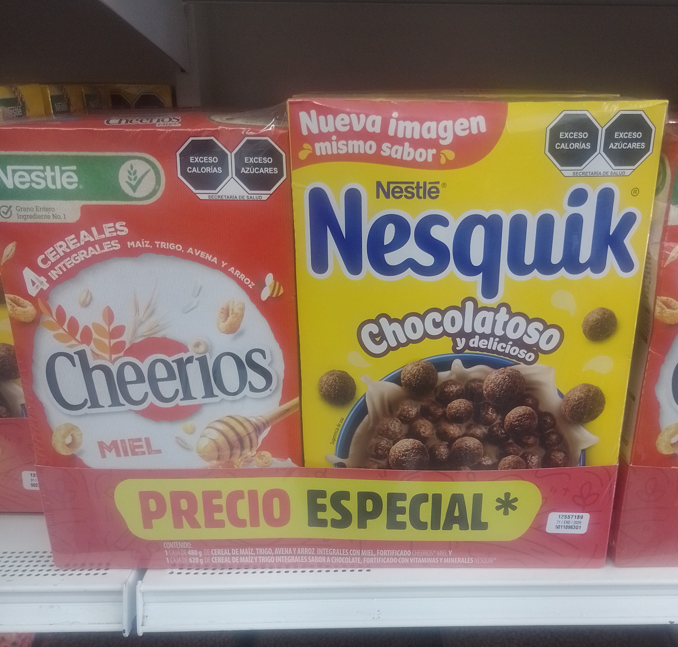 Cheerios miel 480+Nesquik 620 - Producto de Ofertas en Super La Bodeguita