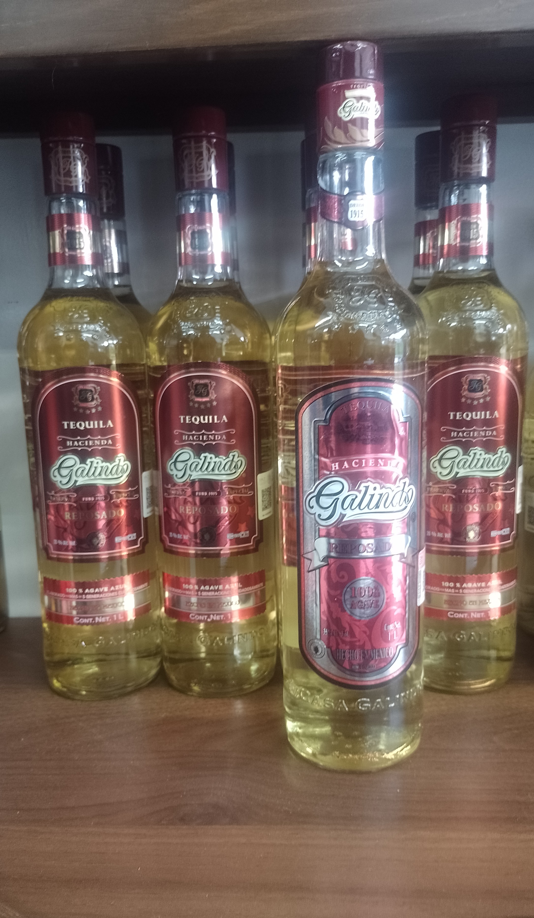 tequila galindo reposado 1l - Producto de Vinos y Licores en Super La Bodeguita