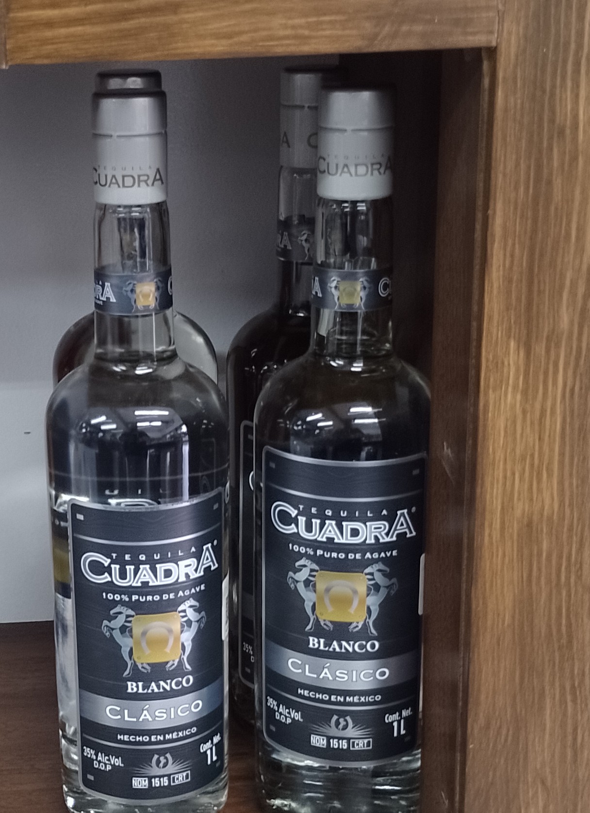 Tequila Cuadra Blanco Clásico 1l - Producto de Vinos y Licores en Super La Bodeguita