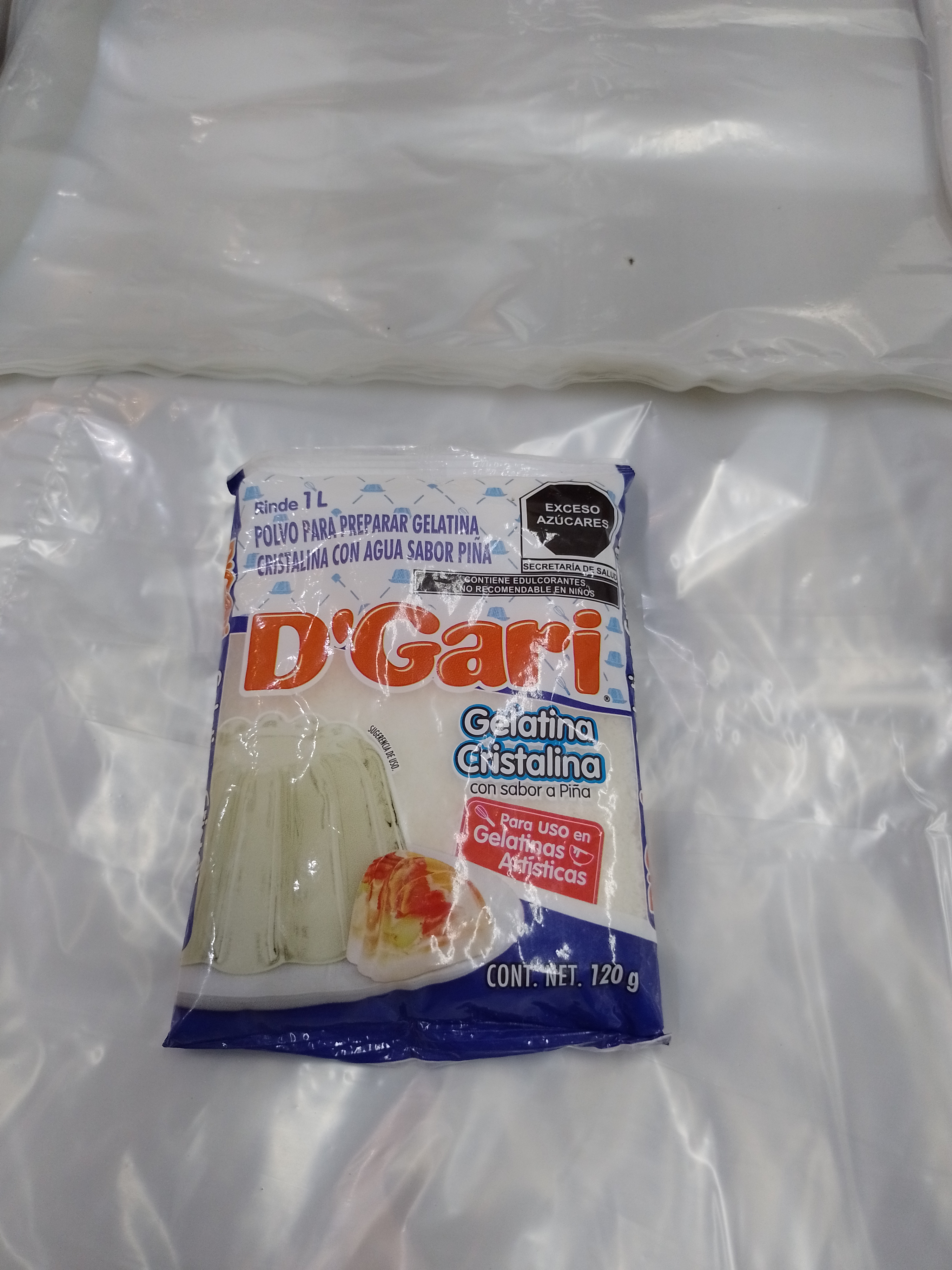 Gelatina D,Gari Cristalina Sabor Piña - Producto de Abarrotes Varios en Super La Bodeguita