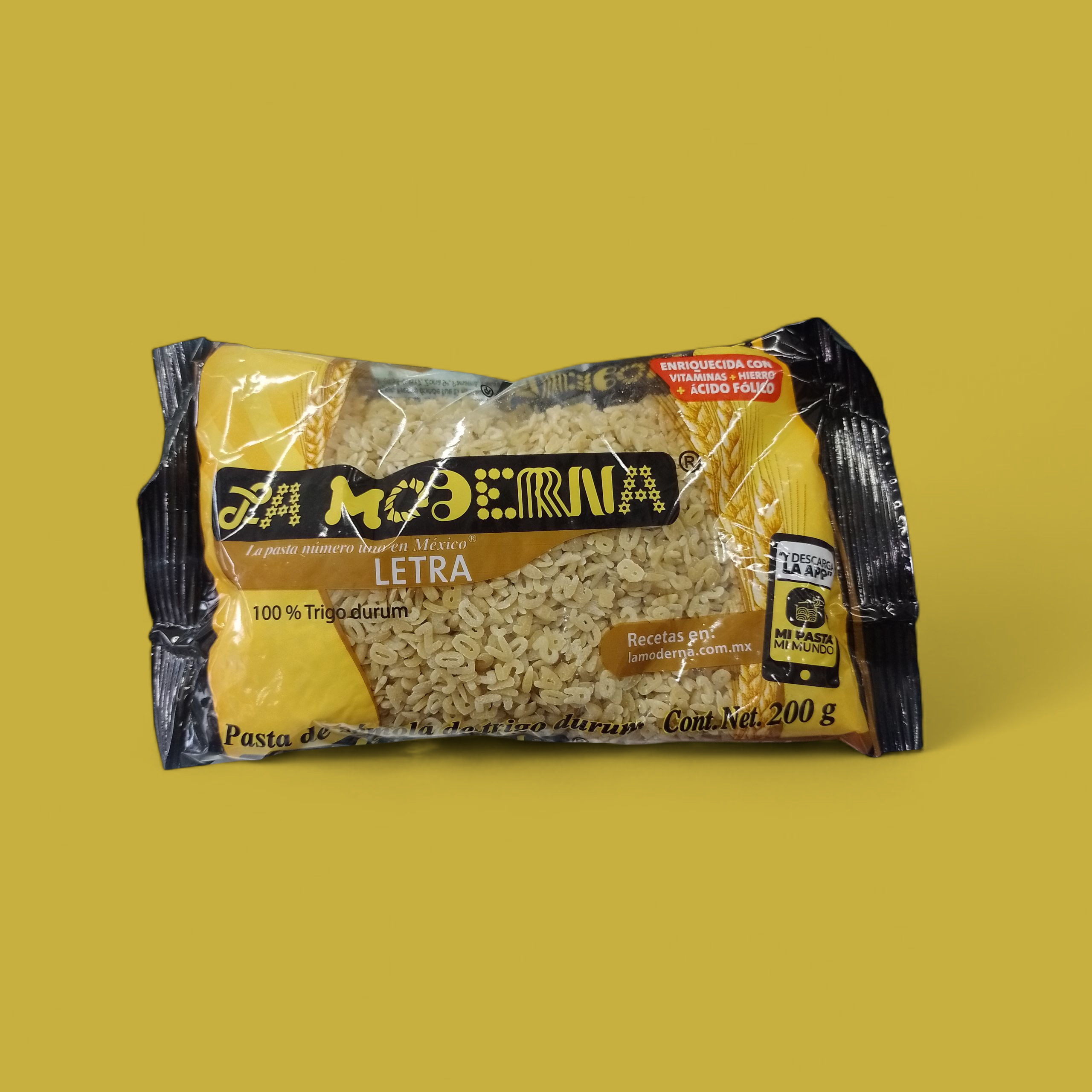 Letra Pasta La Moderna 200g - Producto de Abarrotes Varios en Super La Bodeguita