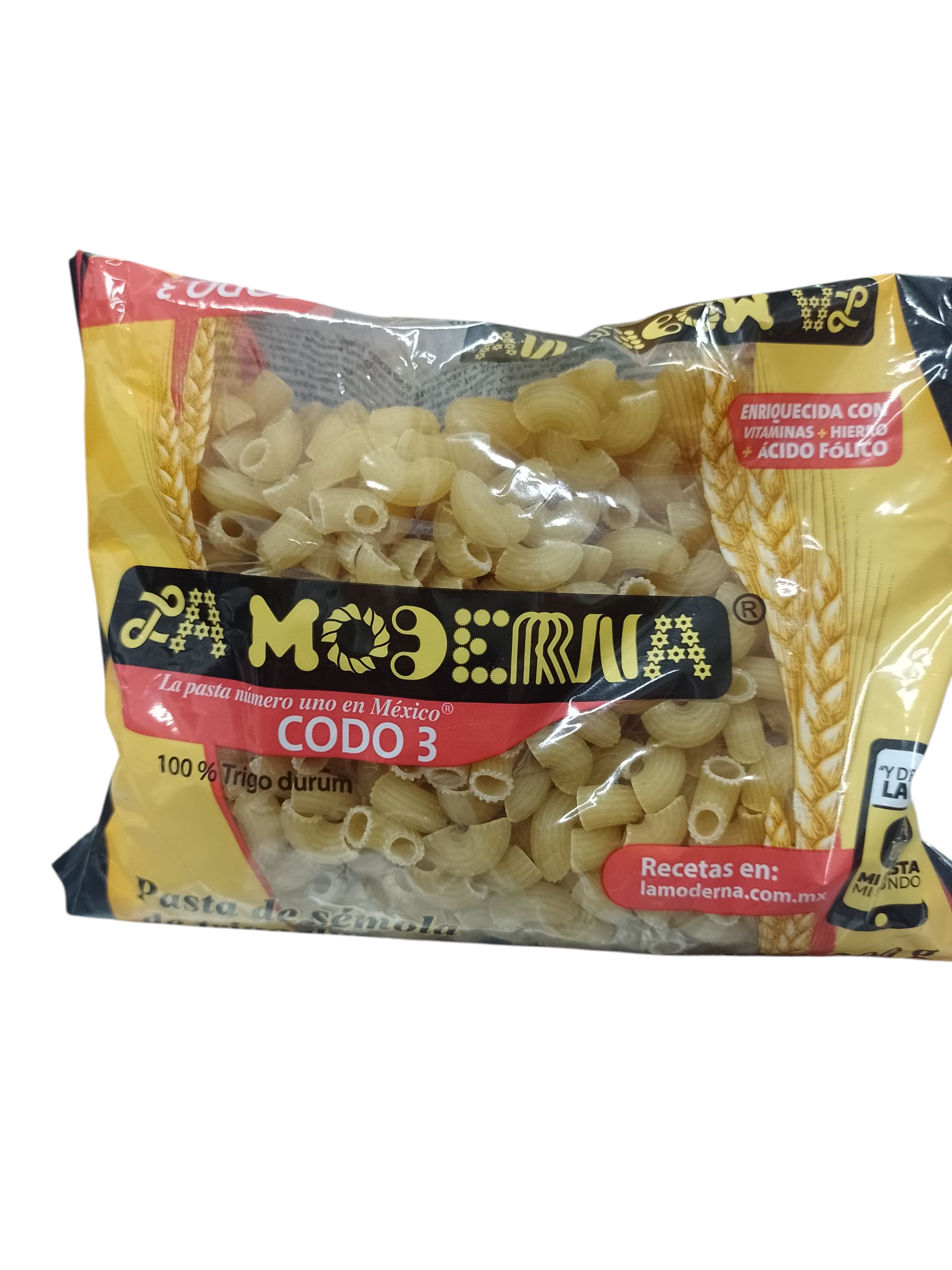 La Moderna Pasta Codo #3 200g - Producto de Abarrotes Varios en Super La Bodeguita