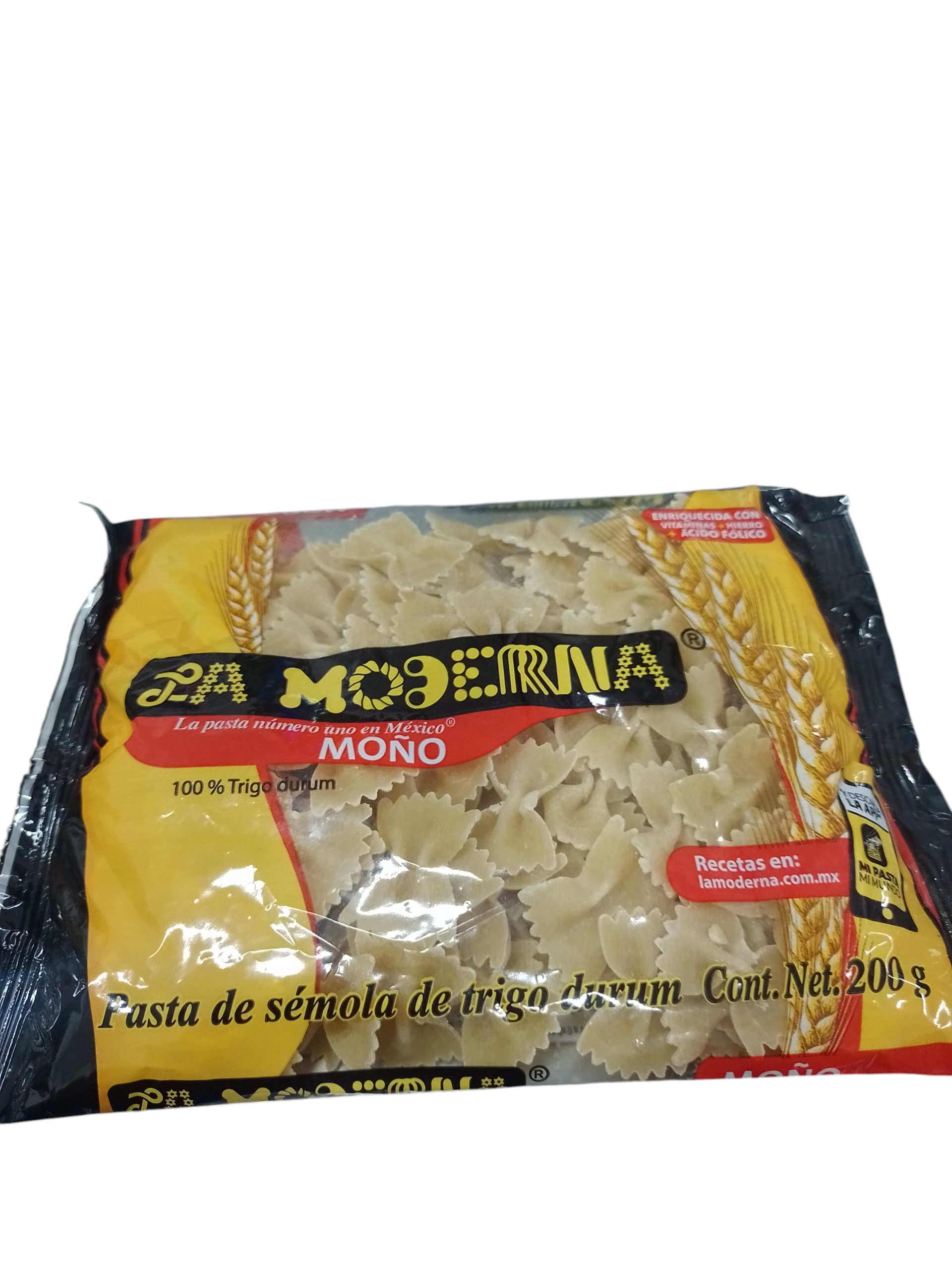 Moño Pasta La Moderna 200g - Producto de Abarrotes Varios en Super La Bodeguita