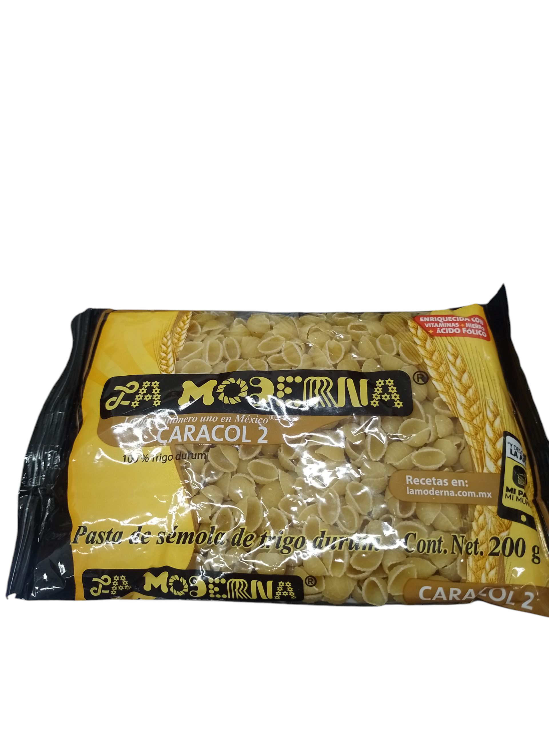Caracol#2 Pasta La Moderna 200 g - Producto de Abarrotes Varios en Super La Bodeguita