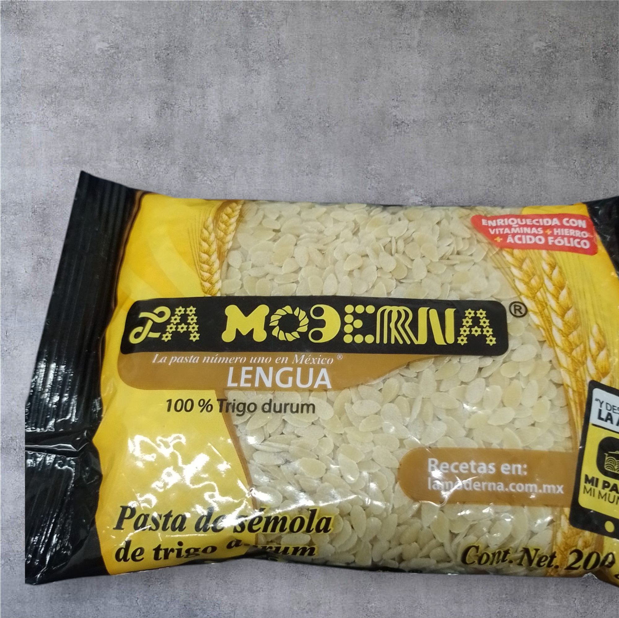 Lengua Pasta La Moderna 200g - Producto de Abarrotes Varios en Super La Bodeguita