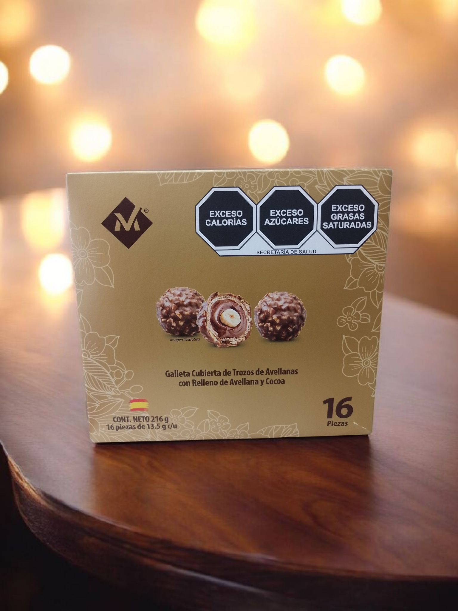 Galleta Cubierta De Trozos De Avellana 16pz - Producto de Ofertas en Super La Bodeguita