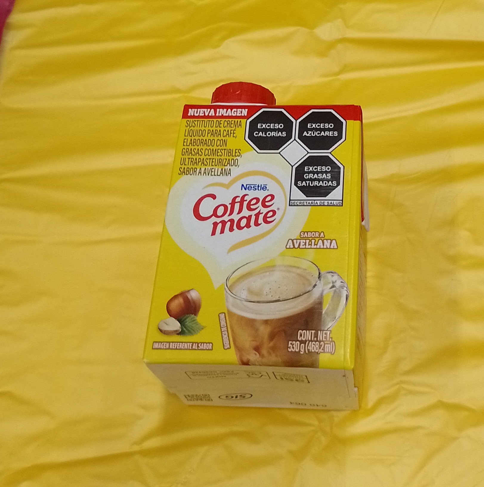 Coffee mate avellana 530ml - Producto de Abarrotes Varios en Super La Bodeguita