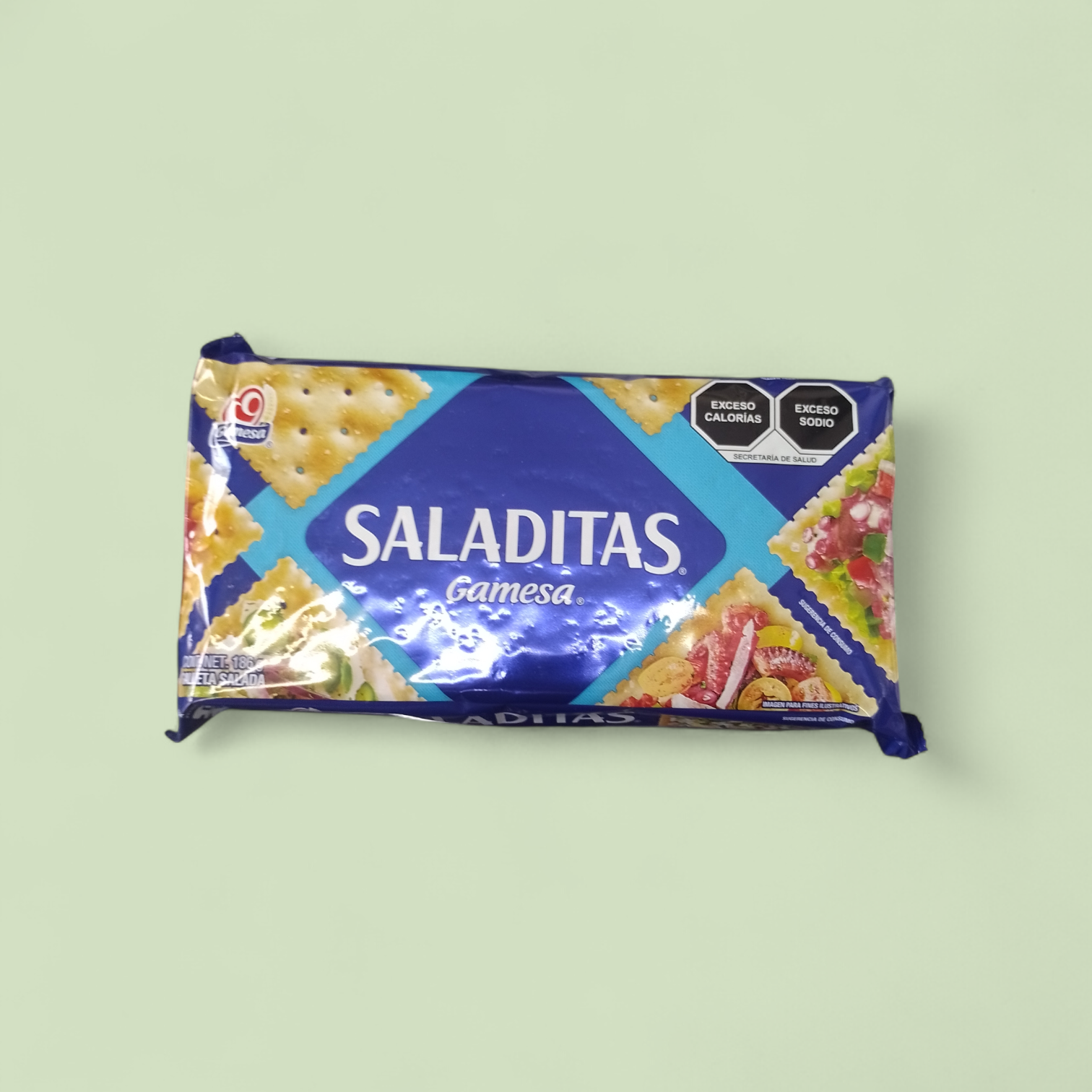 GAMESA SALADA 186g /14 - Producto de Galletas en Super La Bodeguita