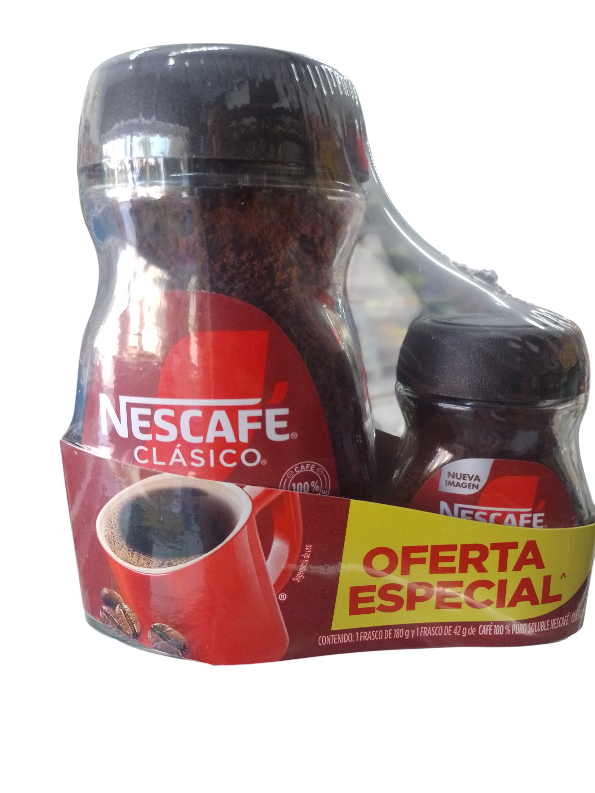 Nescafé clásico 42g -180g  - Producto de Cafeteria en Super La Bodeguita