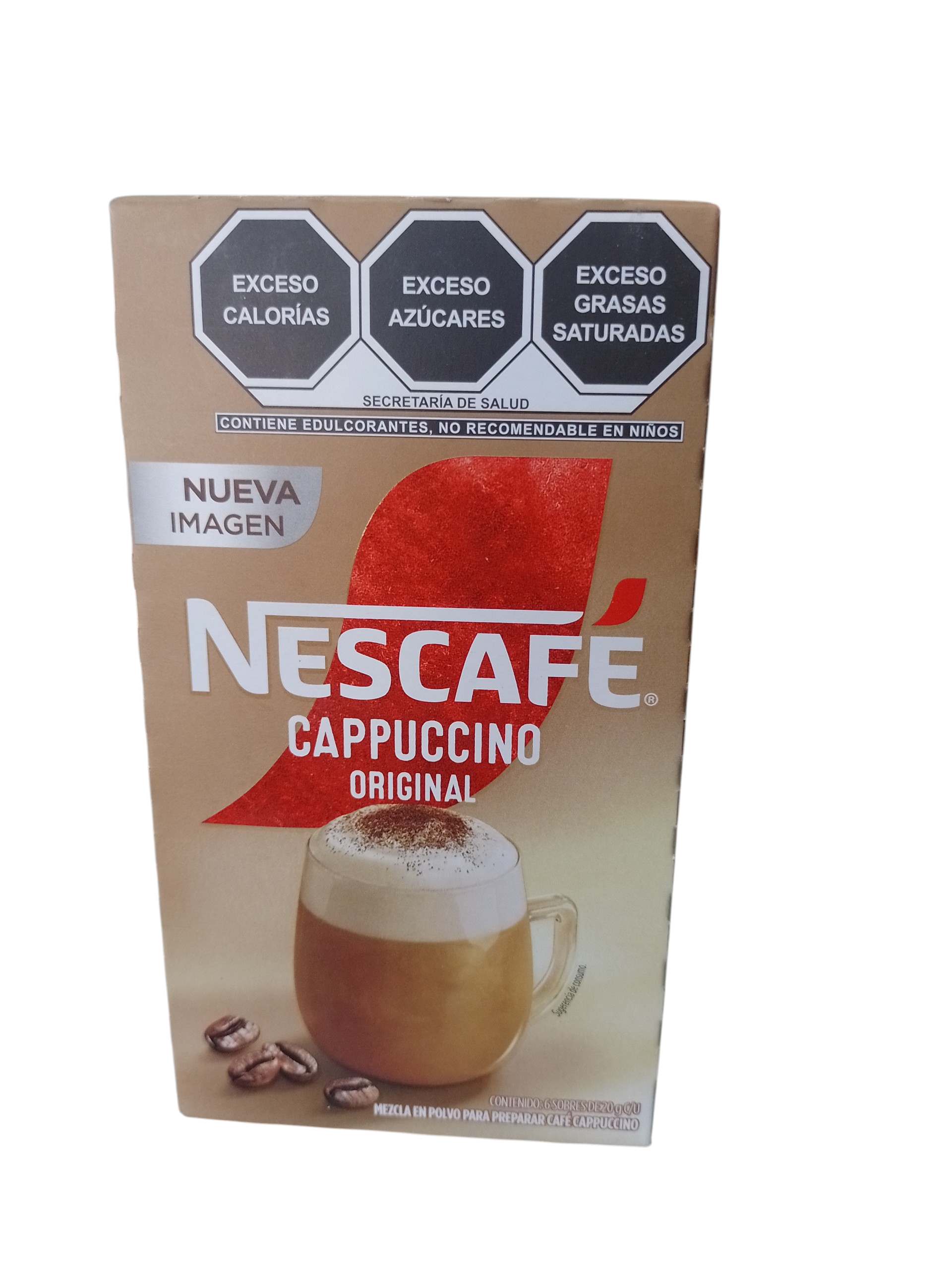 Nescafé capuchino original 6 sobres - Producto de Cafeteria en Super La Bodeguita