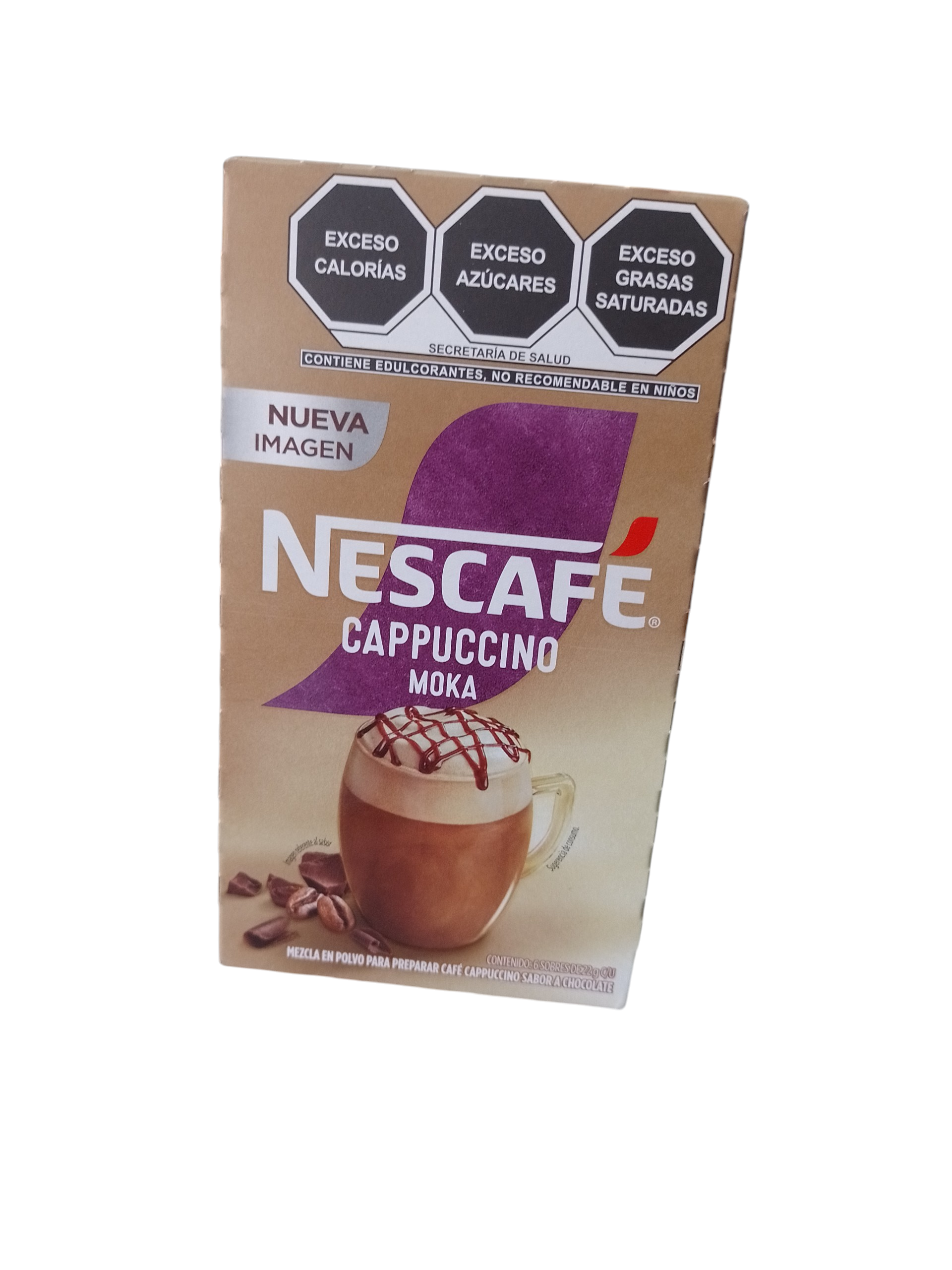 Nescafé capuchino moka 6 sobres 22g - Producto de Cafeteria en Super La Bodeguita
