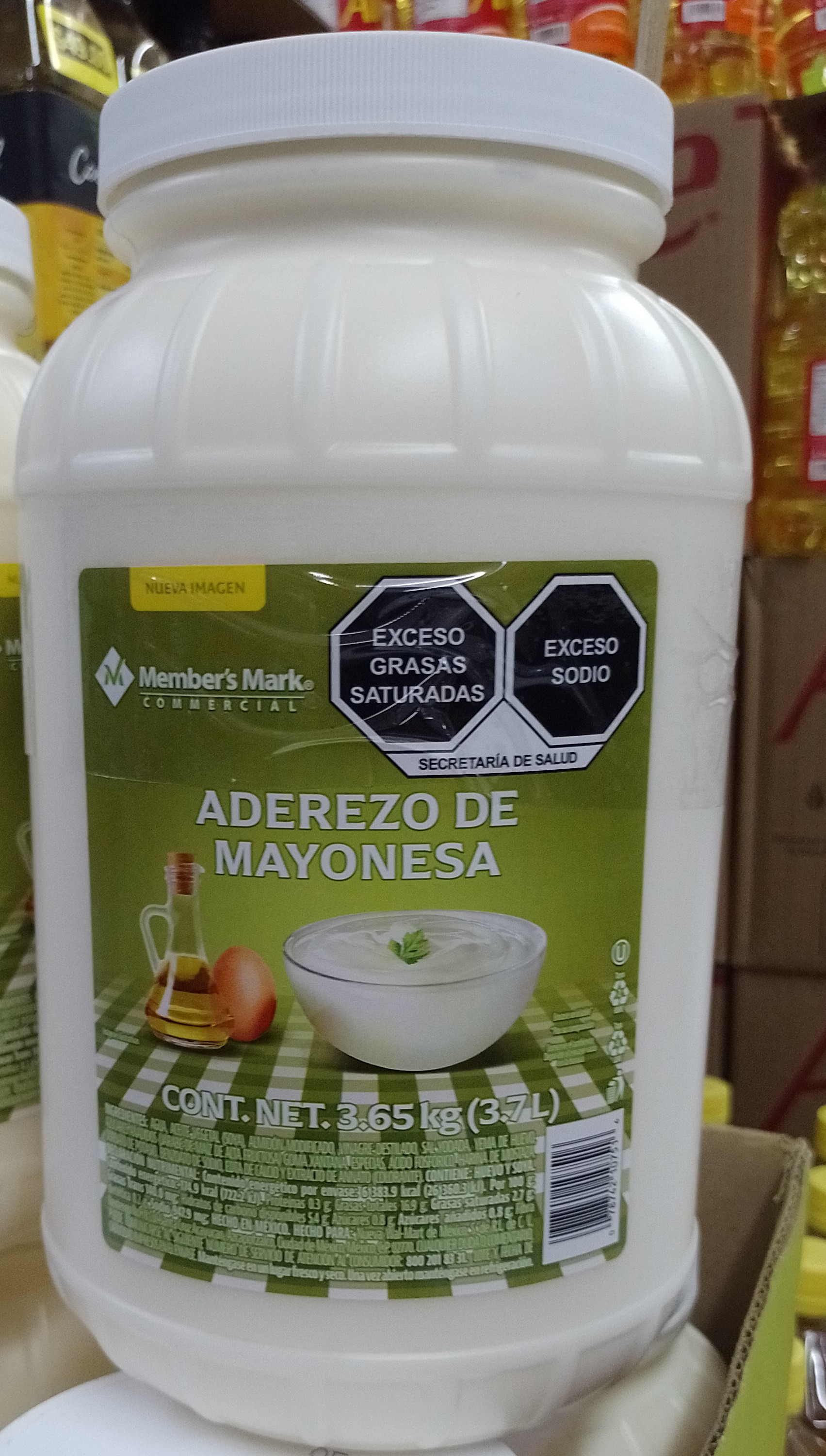 Aderezo de mayonesa 3.7L - Producto de Abarrotes Varios en Super La Bodeguita