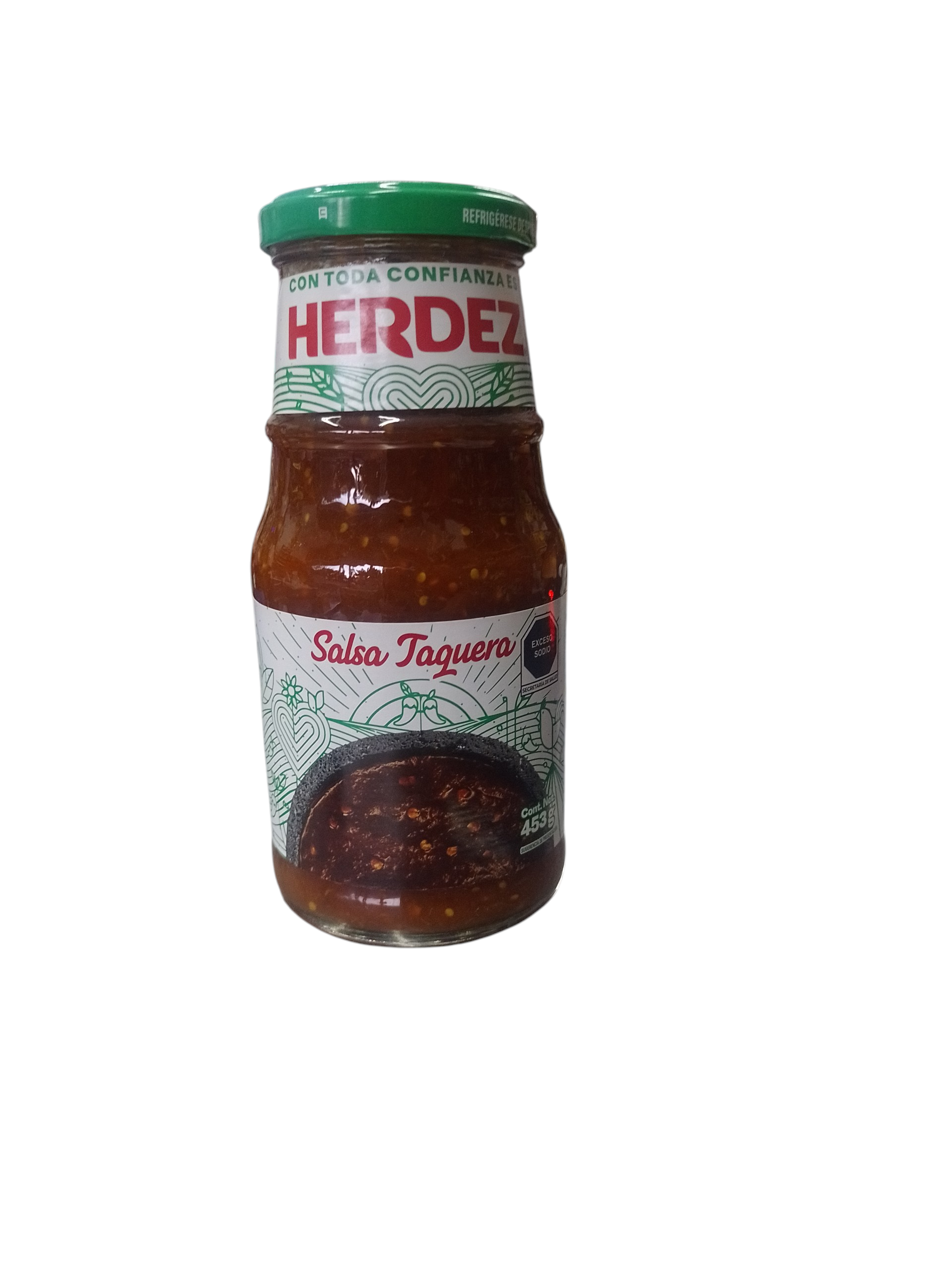 Salsa Herdez taquera 453g - Producto de abarrotes en Super La Bodeguita