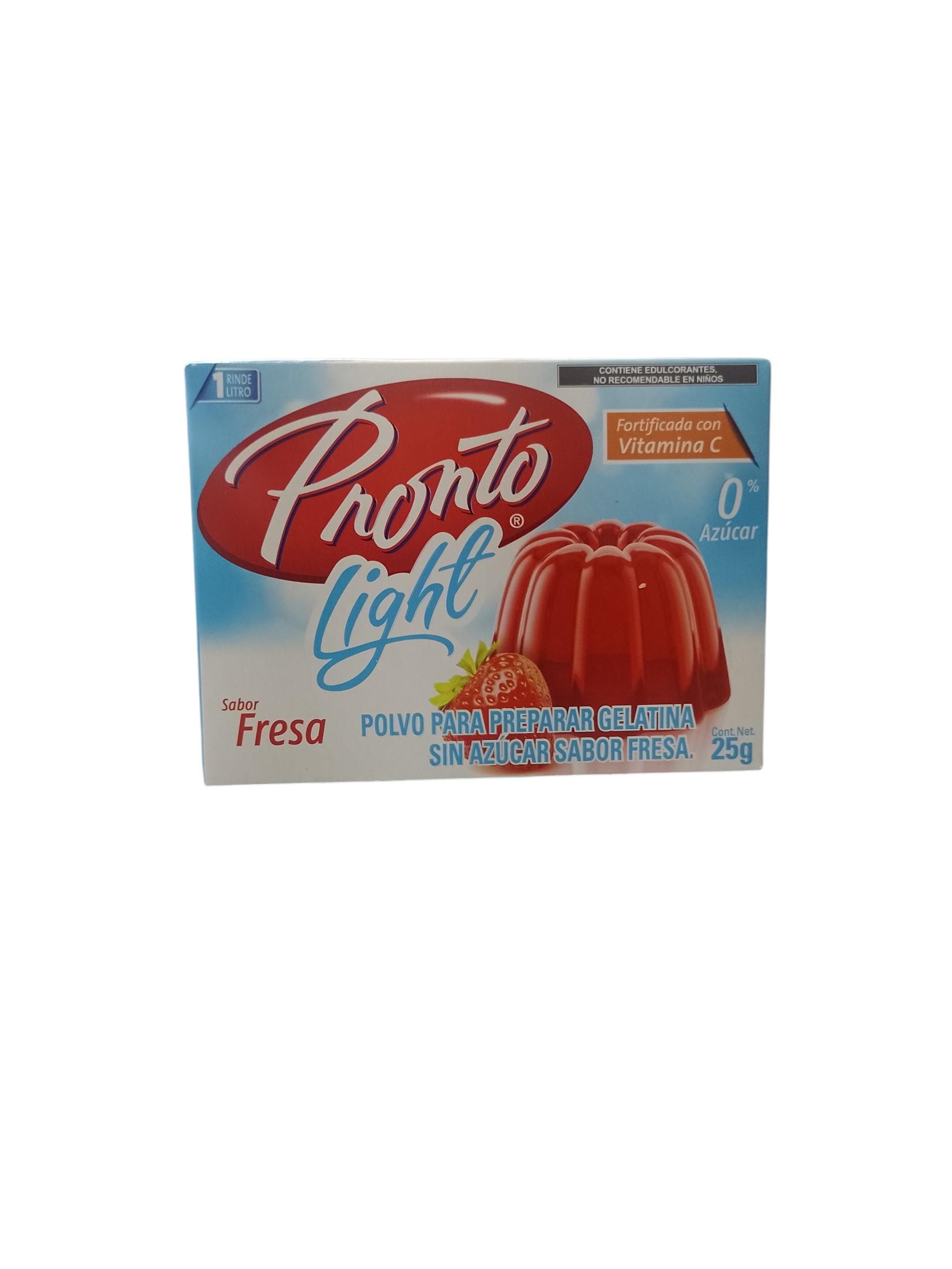 Gelatina pronto light fresa  - Producto de abarrotes en Super La Bodeguita