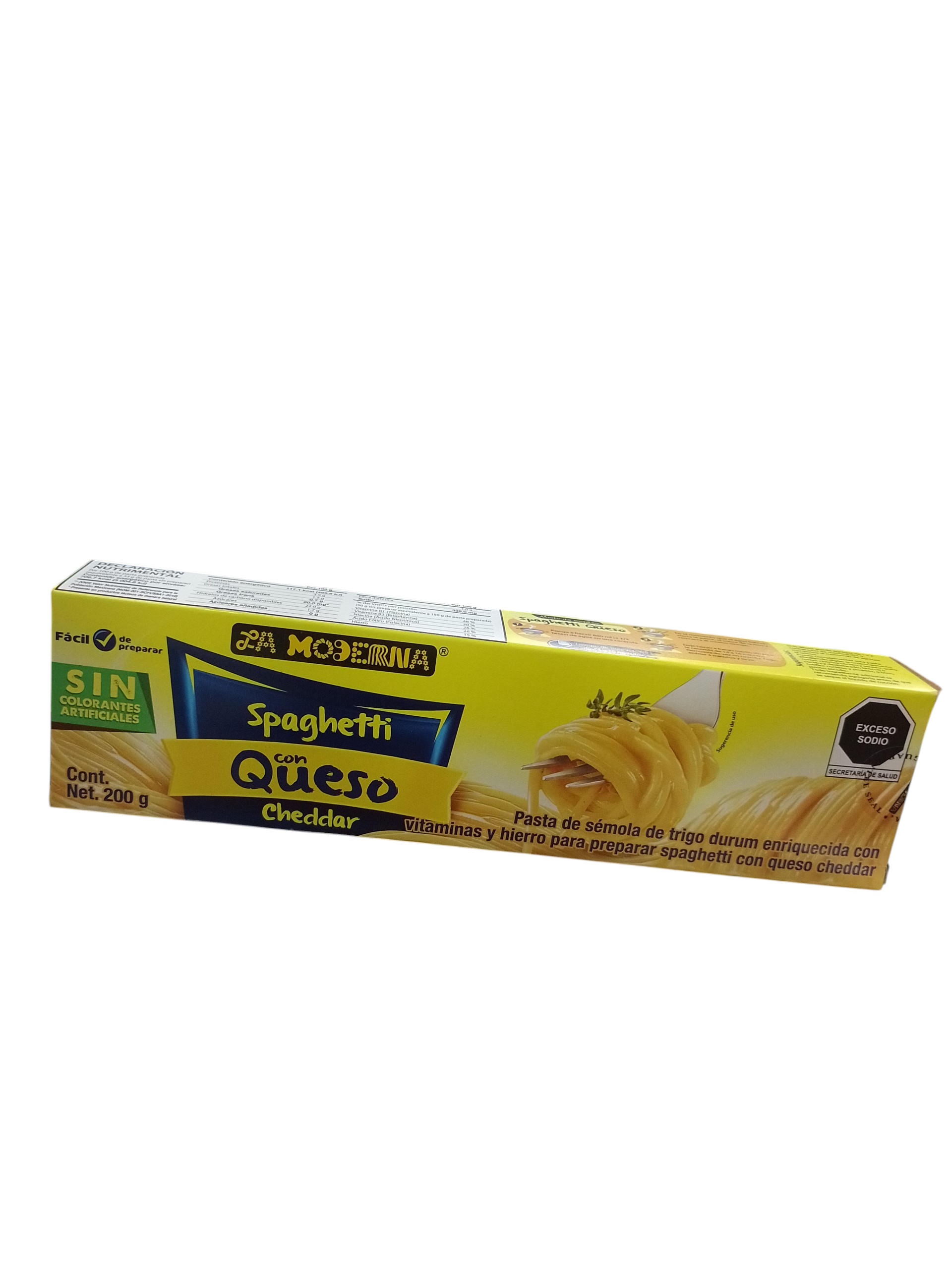 La moderna spaghetti con queso 200g - Producto de Abarrotes Varios en Super La Bodeguita