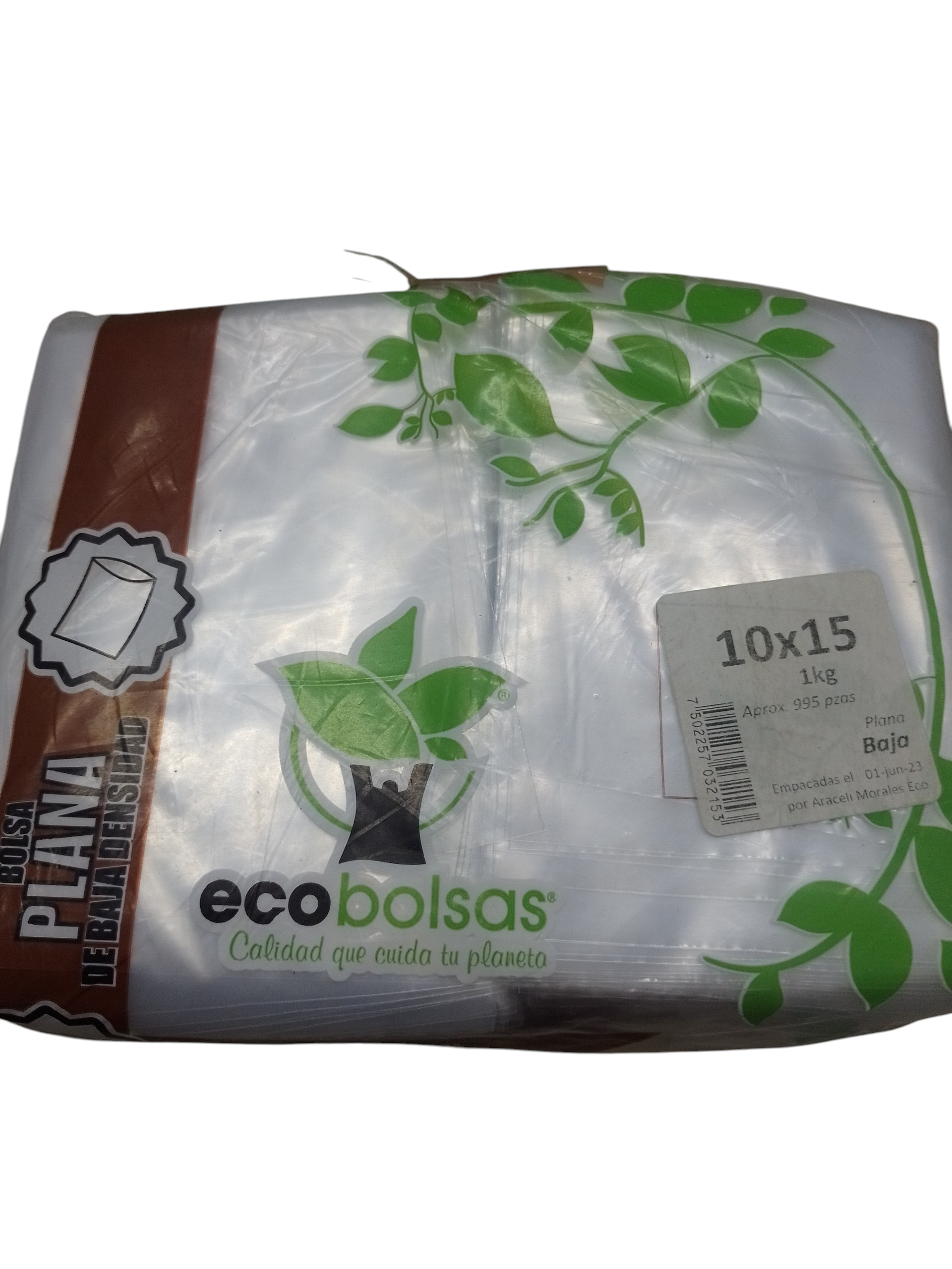 Bolsa plana baja 10x15 cristalina - Producto de abarrotes en Super La Bodeguita