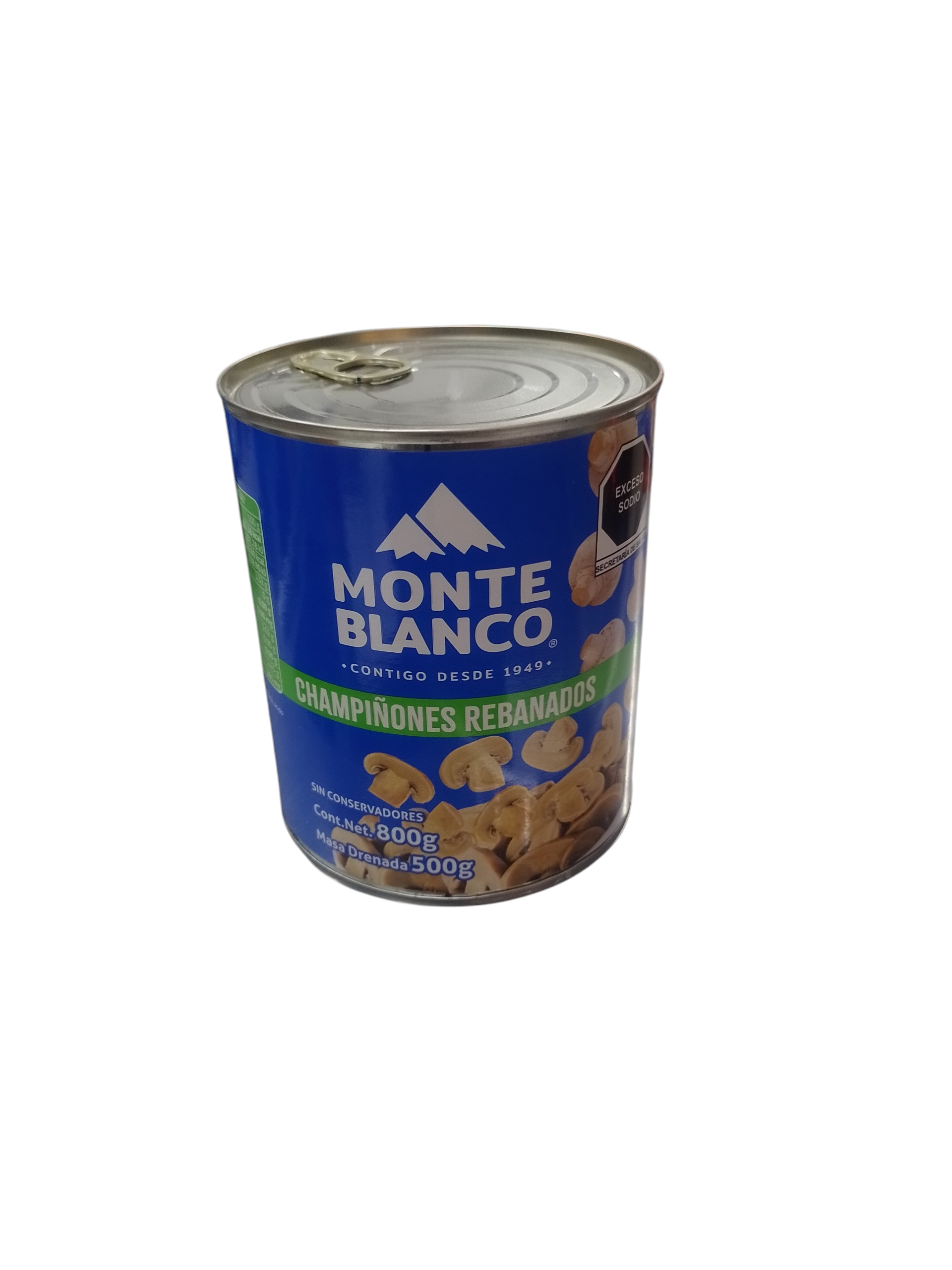 Champiñones rebanados monte blanco 800g - Producto de Abarrotes Varios en Super La Bodeguita