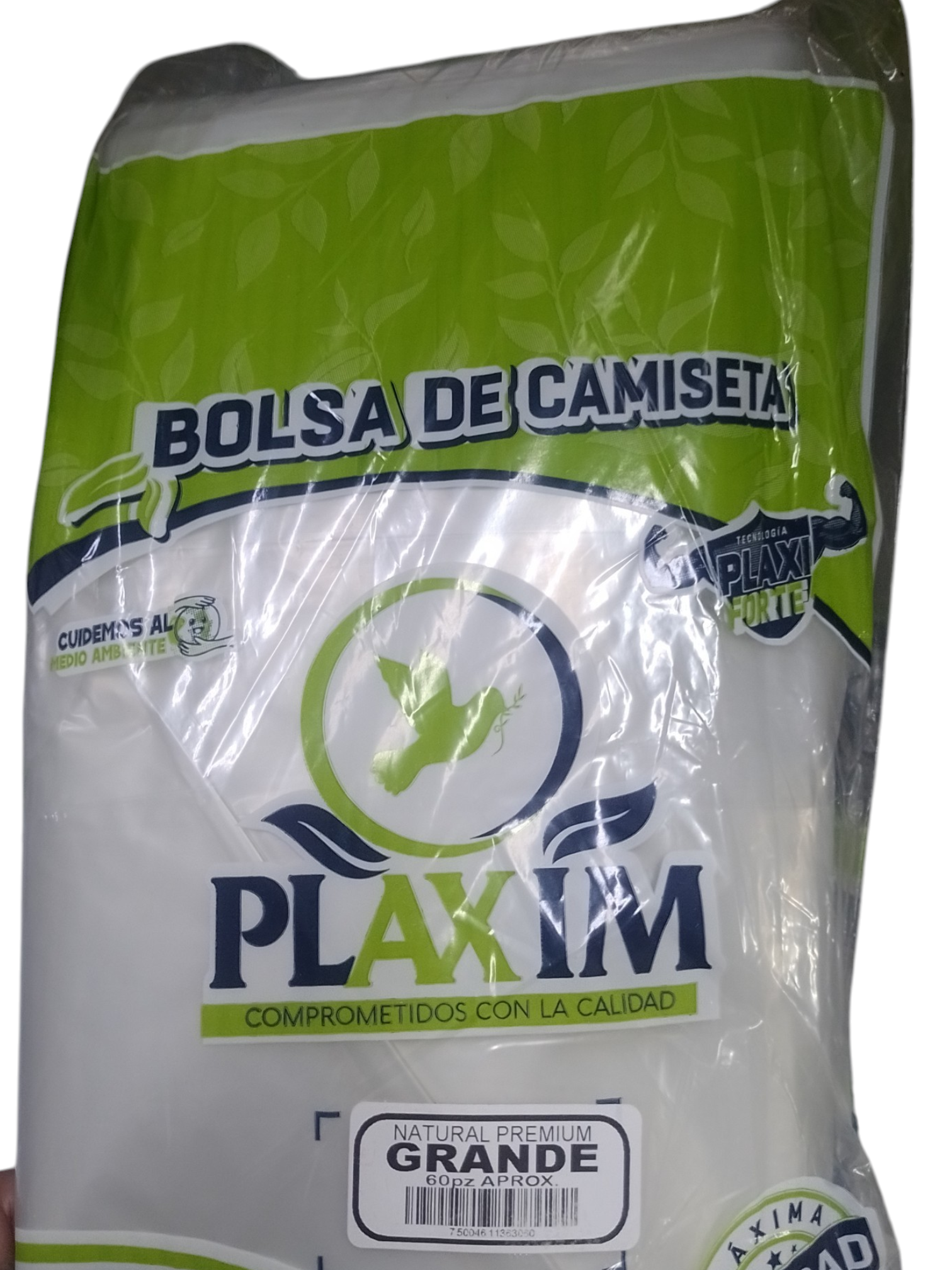 Bolsa camiseta grande natural  - Producto de abarrotes en Super La Bodeguita